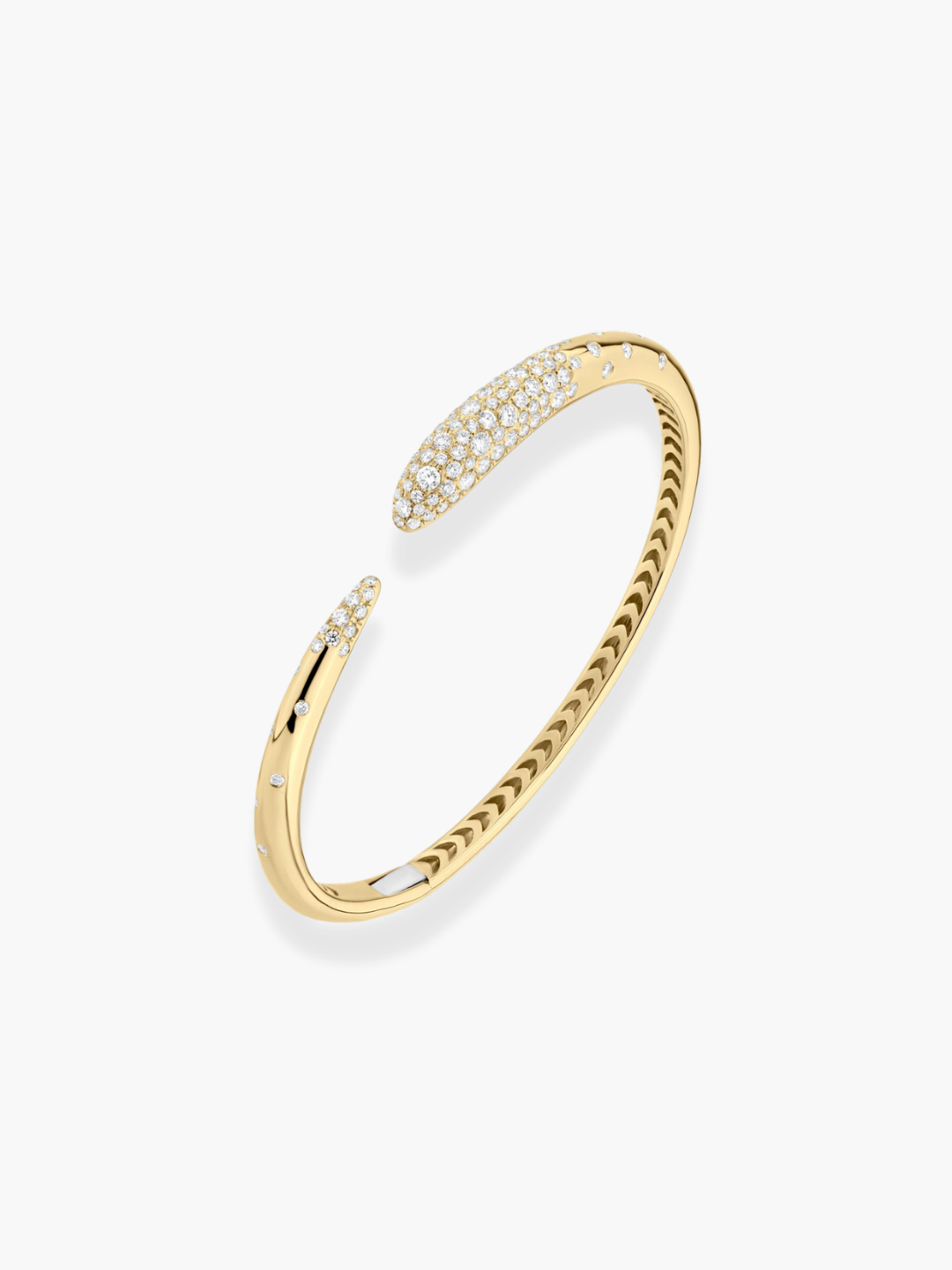 18k Yellow Gold Diamond Bangle