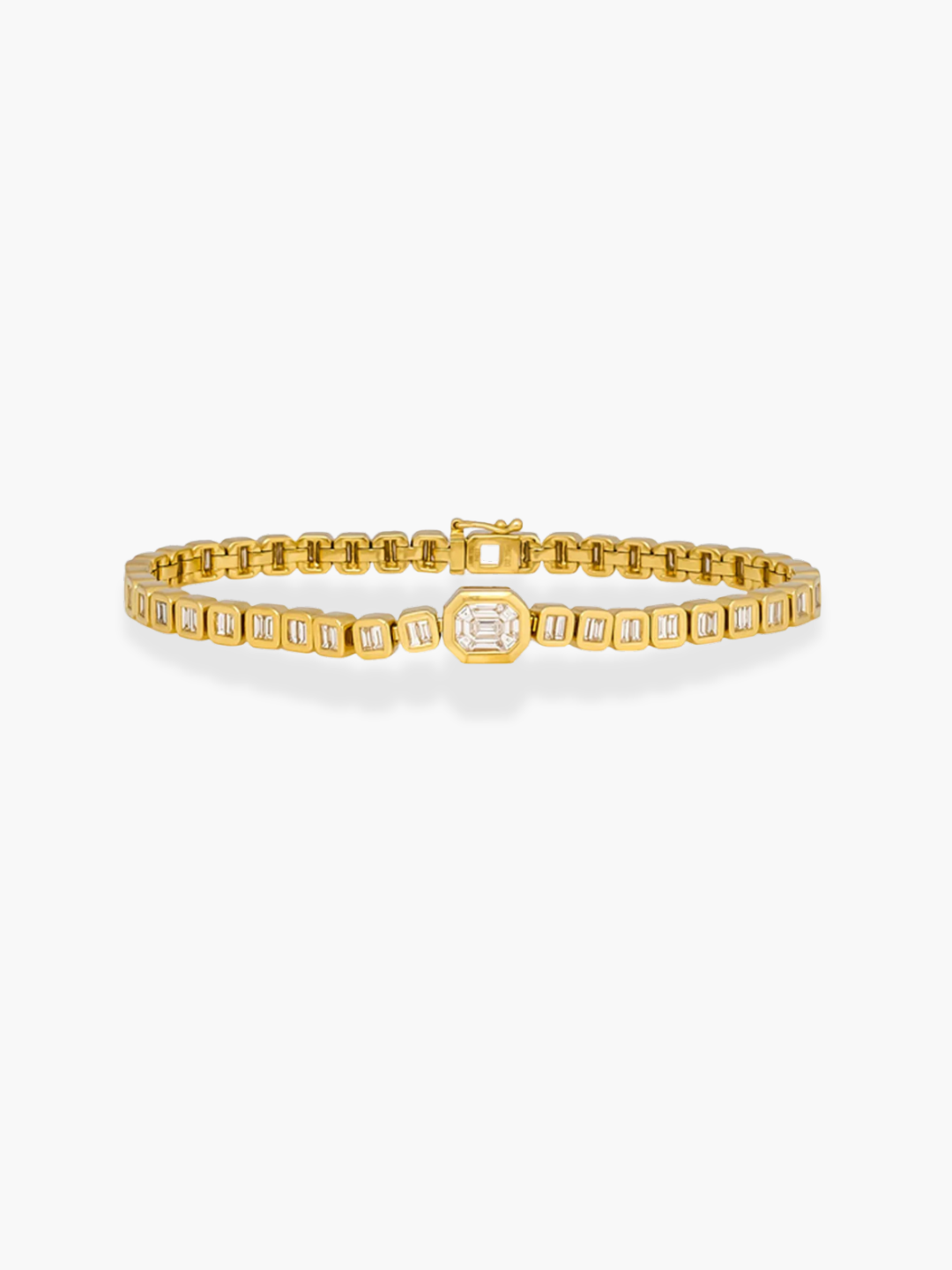 18k Yellow Gold Diamond Bracelet