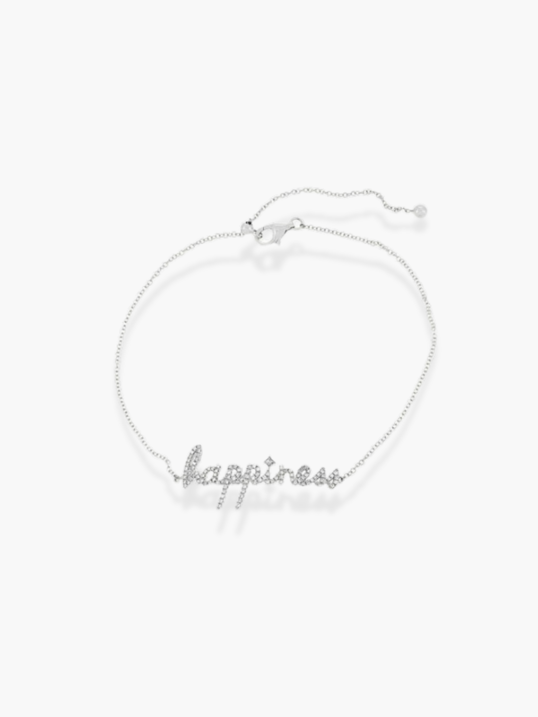 18K White Gold Happiness Bracelet