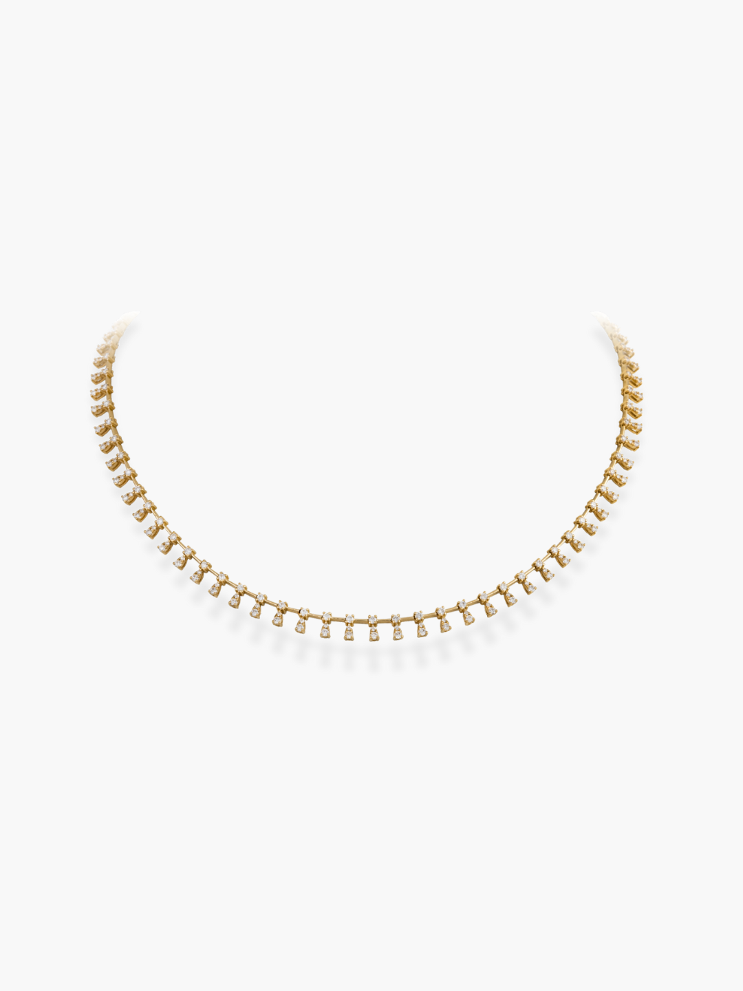 18k Gold Yellow Diamond Necklace