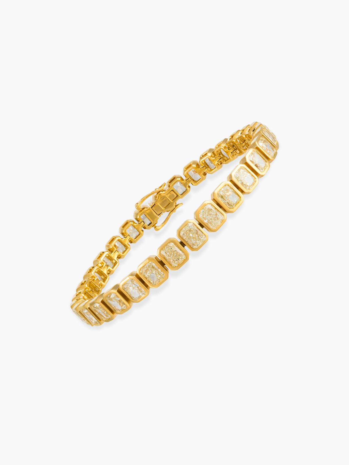 18k Yellow Gold Fancy Yellow Diamond Bracelet
