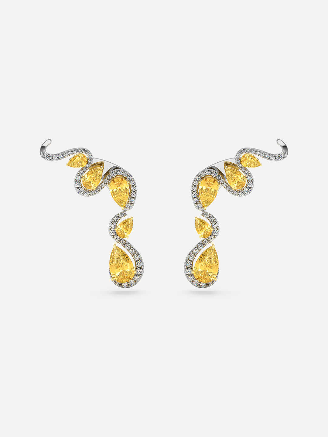 Sienna Statement Sapphire Earrings