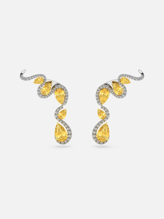 Sienna Statement Sapphire Earrings