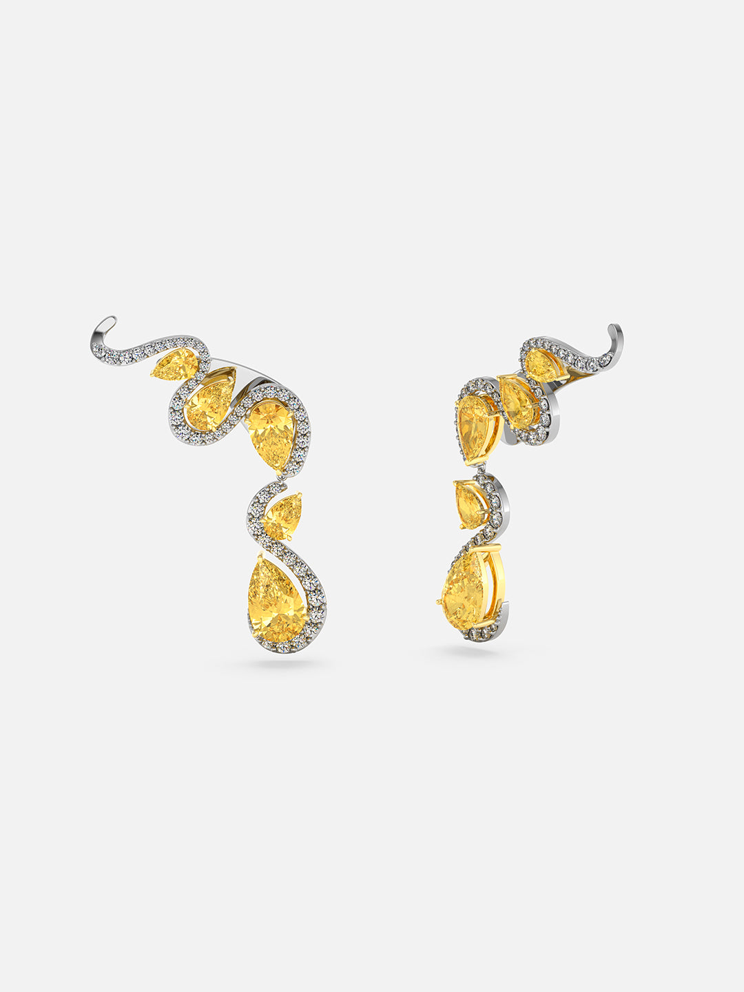 Sienna Statement Sapphire Earrings