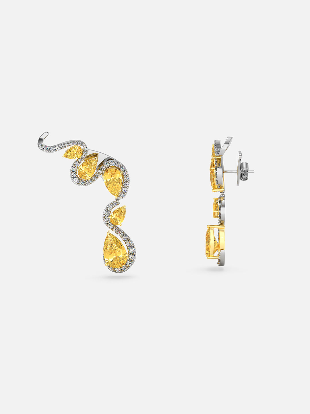 Sienna Statement Sapphire Earrings