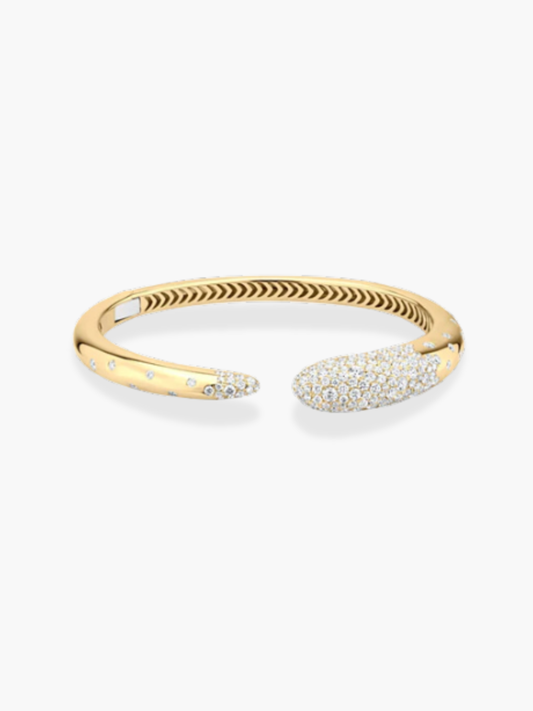 18K Yellow Gold Diamond Bangle