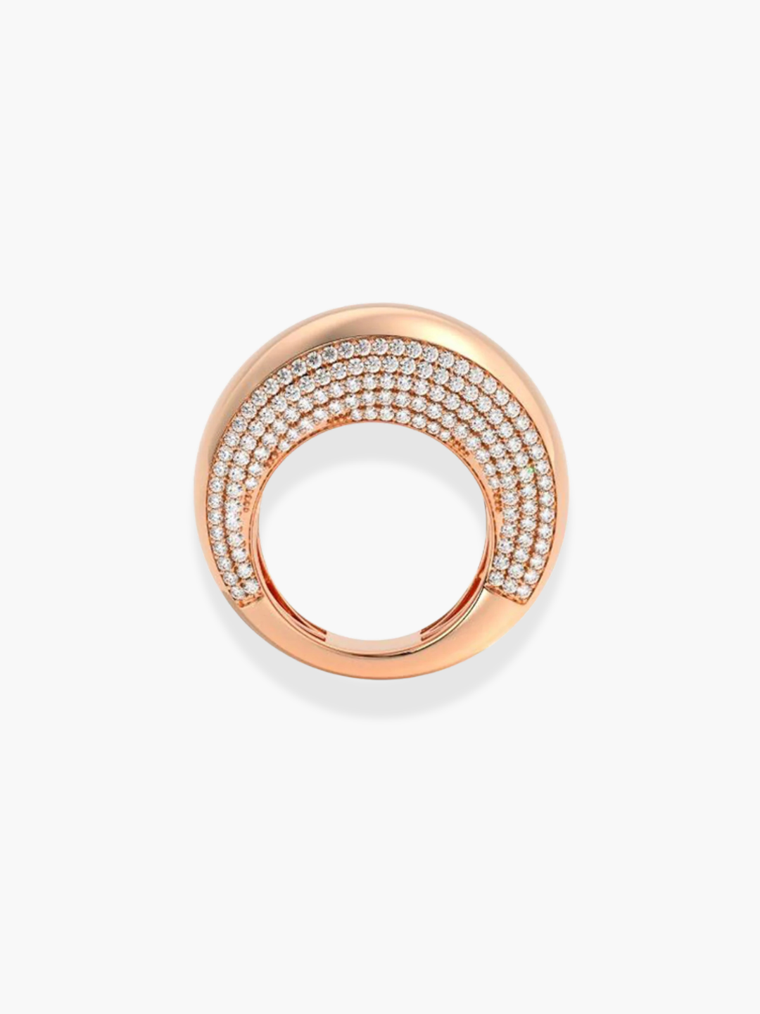 18K Rose Gold Diamond Ring