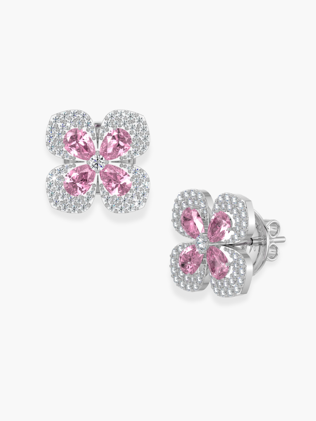 Florea Pink Large Earrings