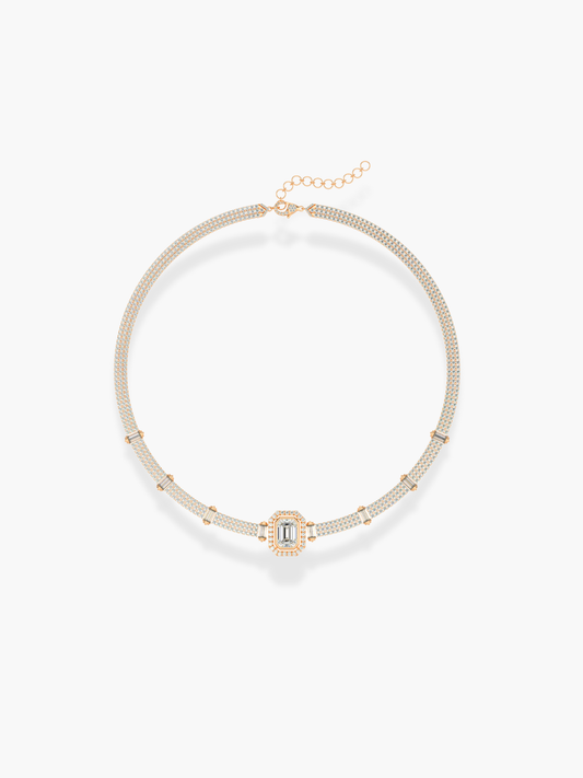18k Rose Gold Diamond Bracelet