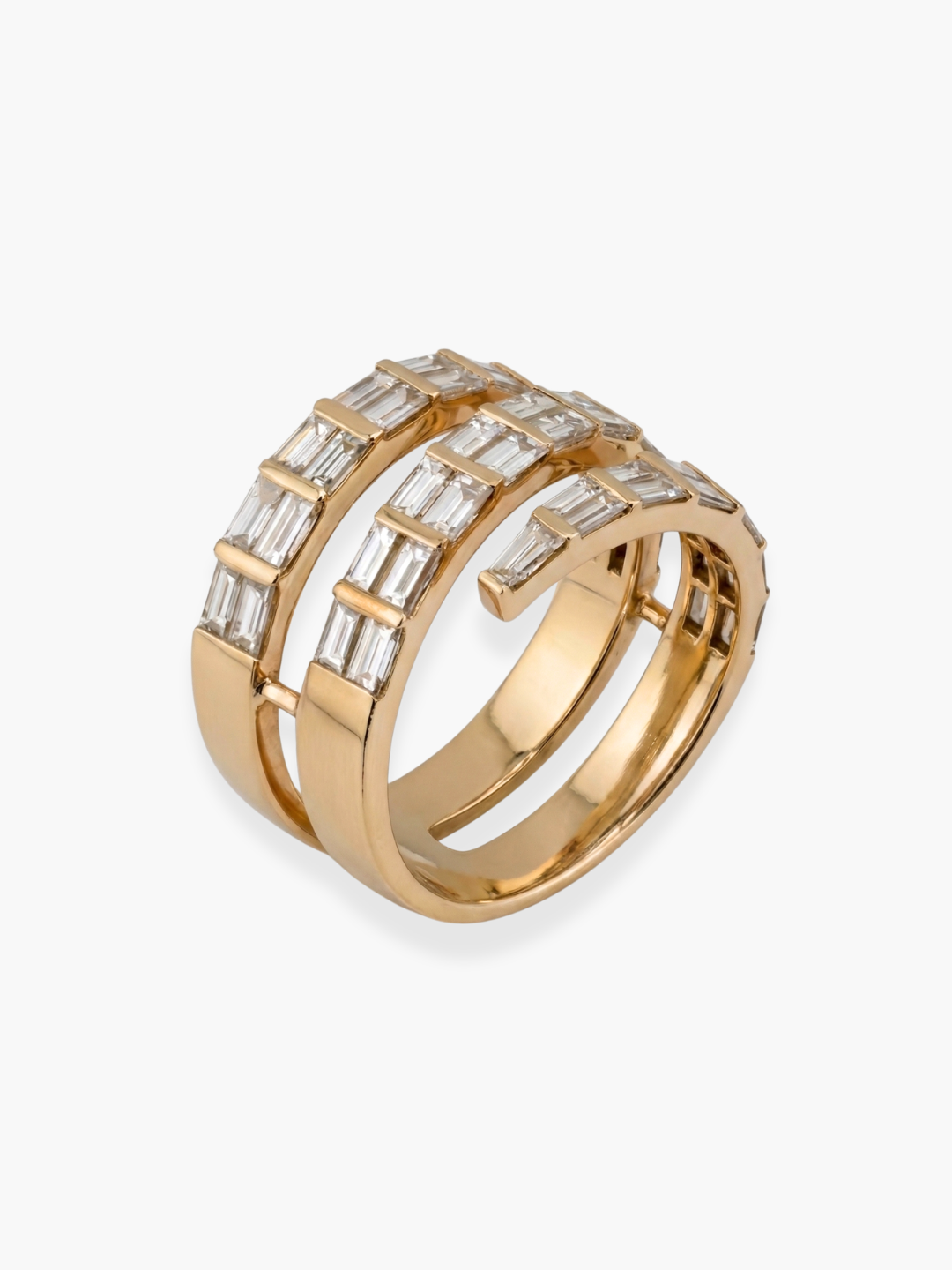 18K Rose Gold Diamond Ring