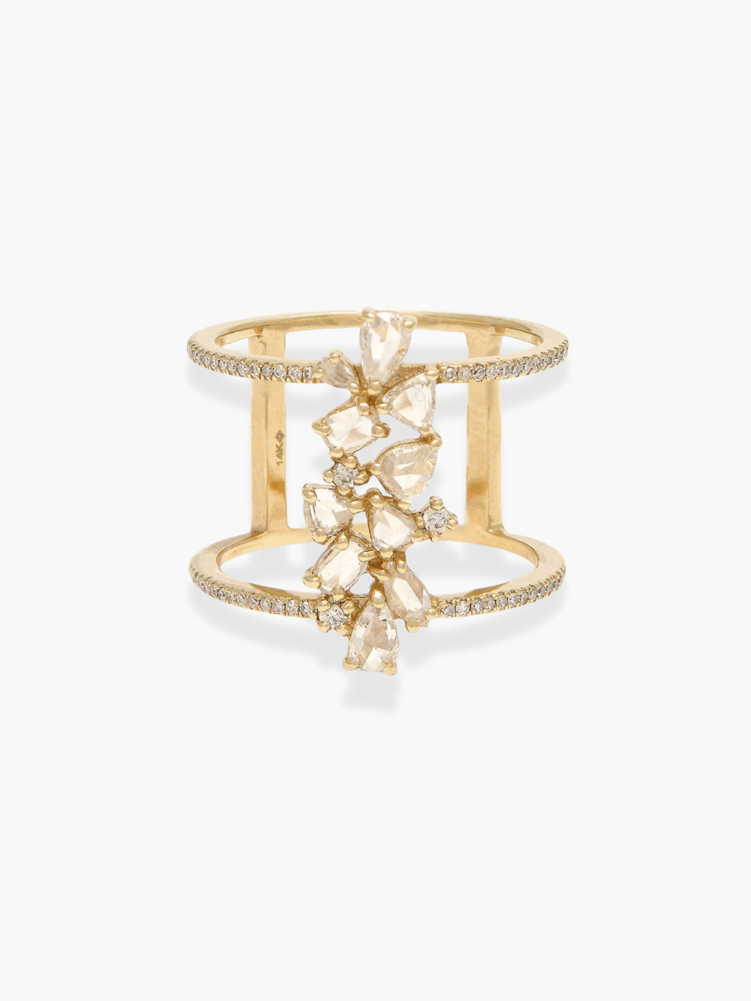 14K Yellow Gold Diamond Ring