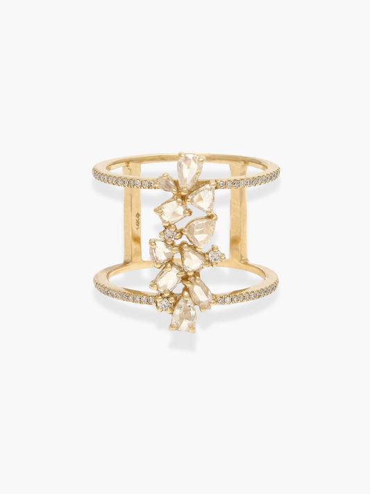 14K Yellow Gold Diamond Ring