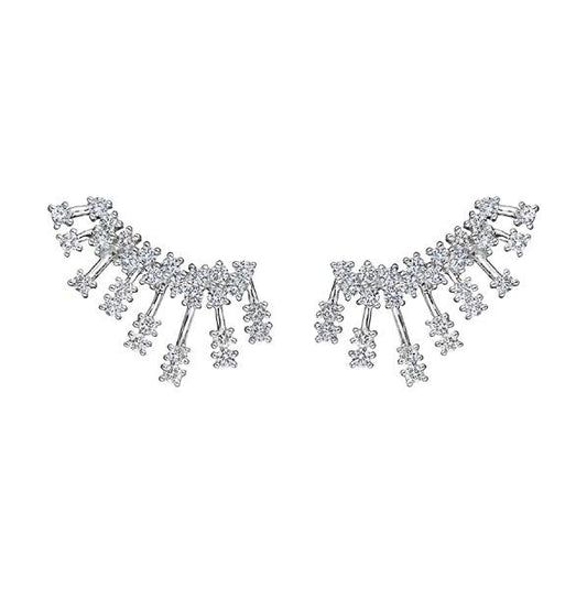 18K  White Gold Luminus Diamond Earrings