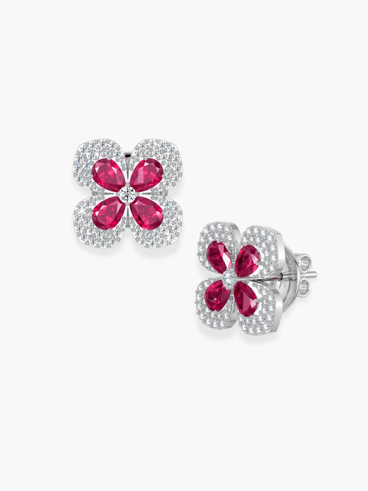 Florea Ruby Small Earrings