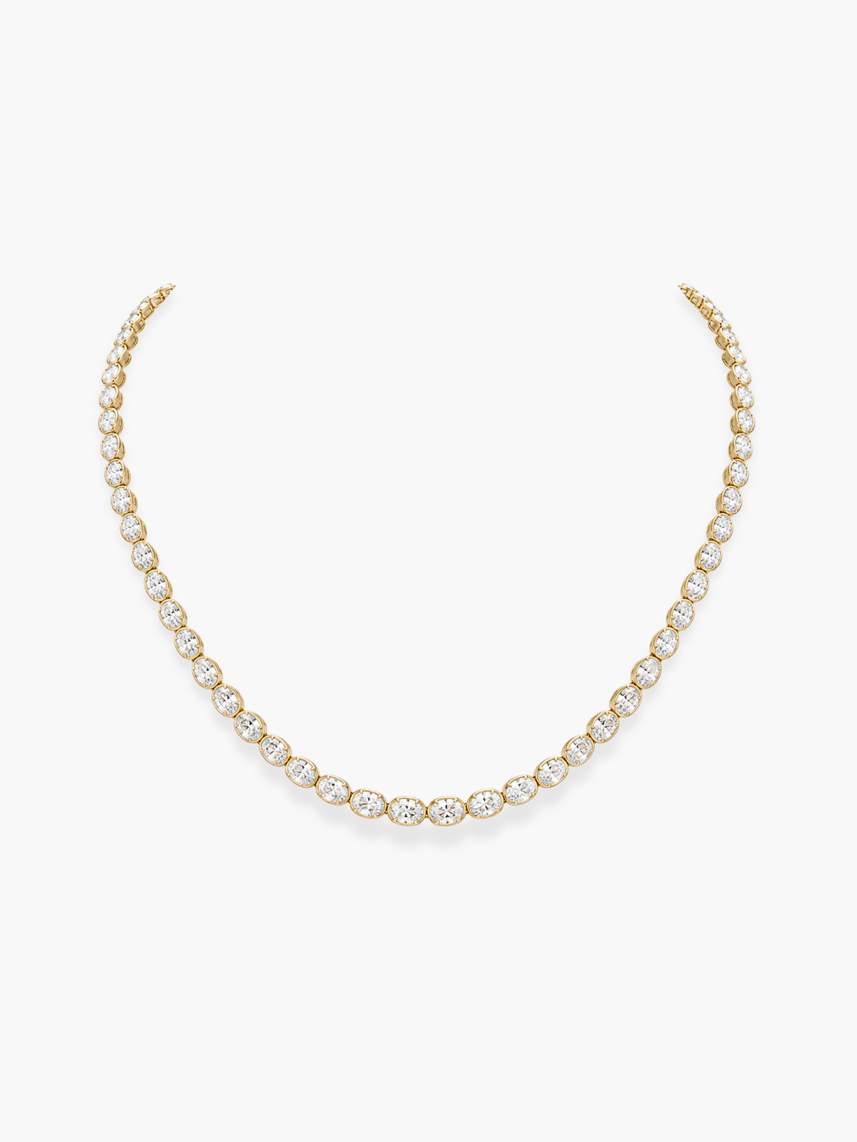 18k Yellow Gold Diamond Necklace