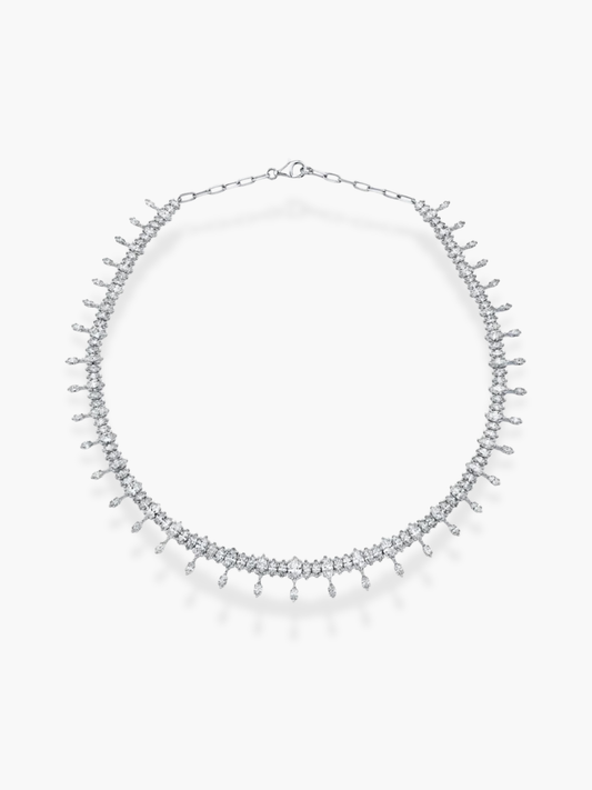 Atlas Marquise Diamond Chocker Necklace