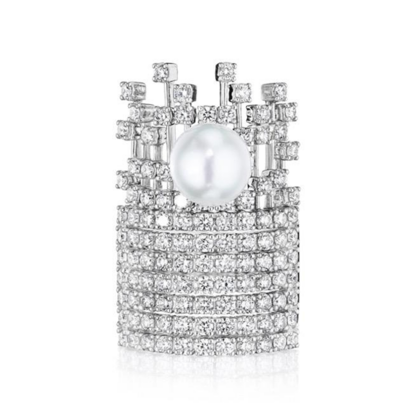 18K White Gold Diamond Ring