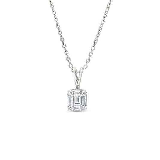18K Wg Small Pendantif Chain