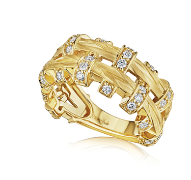 18K Yellow Gold Amazonia Diamond Ring